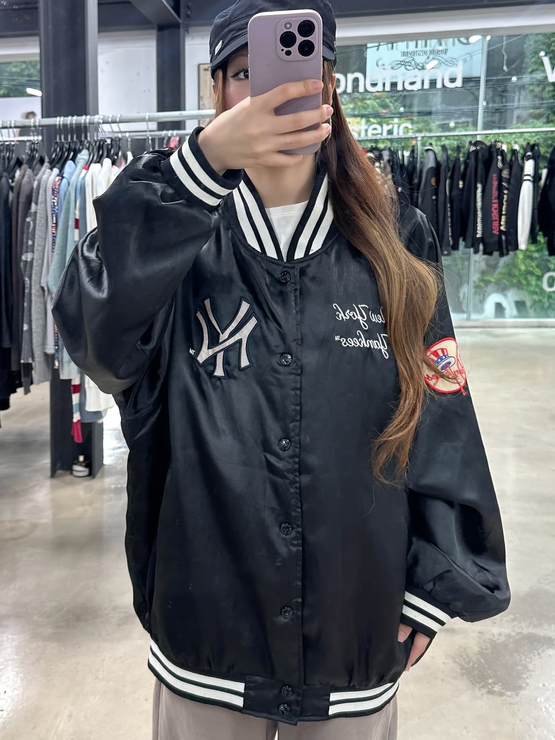 뉴욕양키스 90s 바시티 자켓 상품이미지1