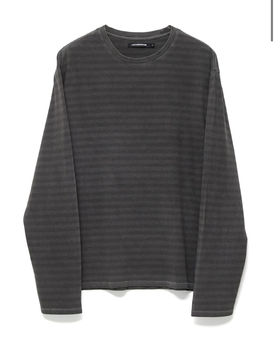 해칭룸 빈티지 스트라이프 티 차콜 4 상품이미지1