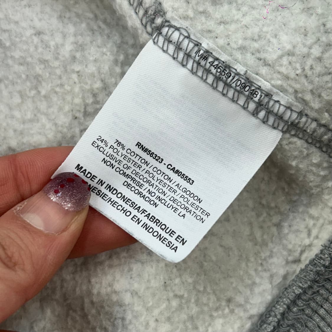 Nike 나이키 네이비로고 그레이 후드티  상품이미지6