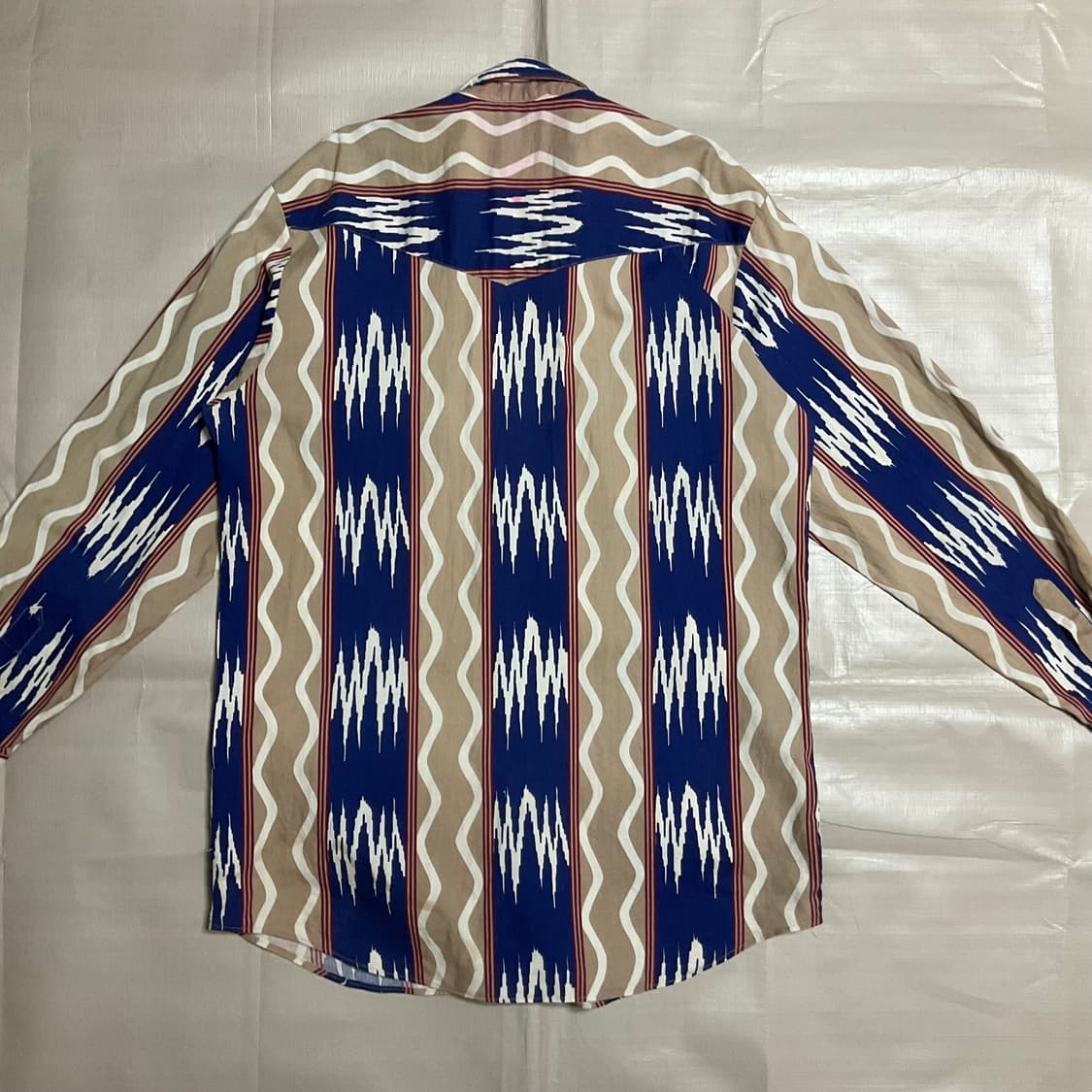 빈티지 웨스턴 패턴셔츠 상품이미지5