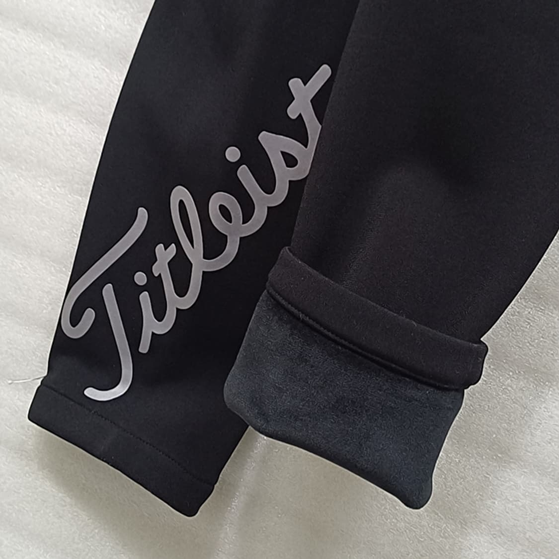 타이틀리스트 골프 겨울 융 기모 레깅스 바지 여성 S 블랙 사랑봉봉 상품이미지5