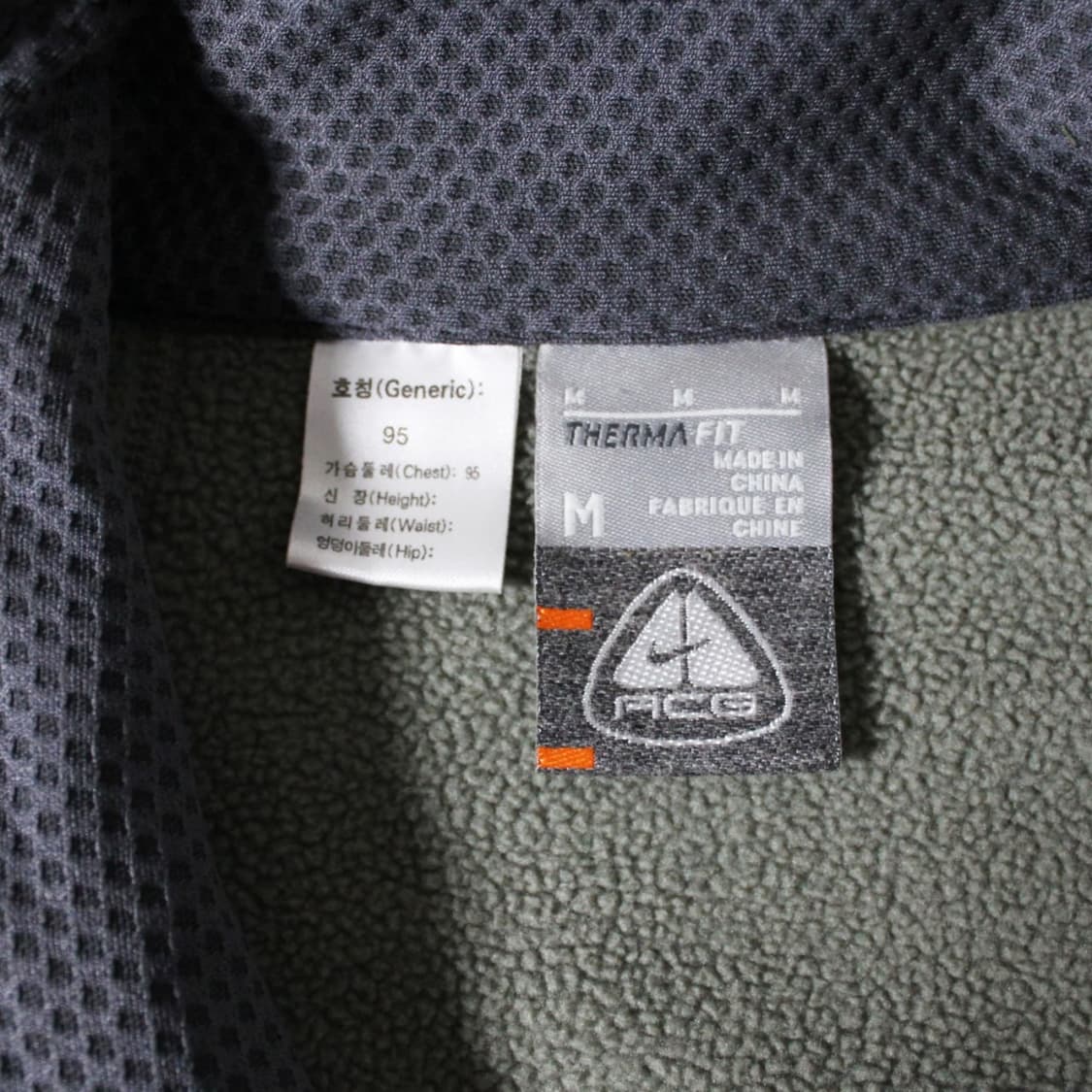 Nike ACG 기모 카키 플리스 하프집업  상품이미지6