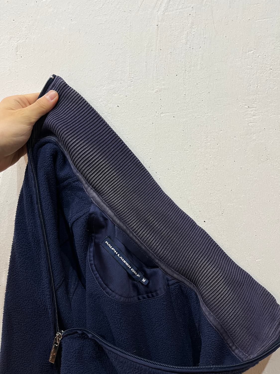 폴로랄프로렌 플리스 자켓 네이비 우먼즈 MADE IN USA  상품이미지5