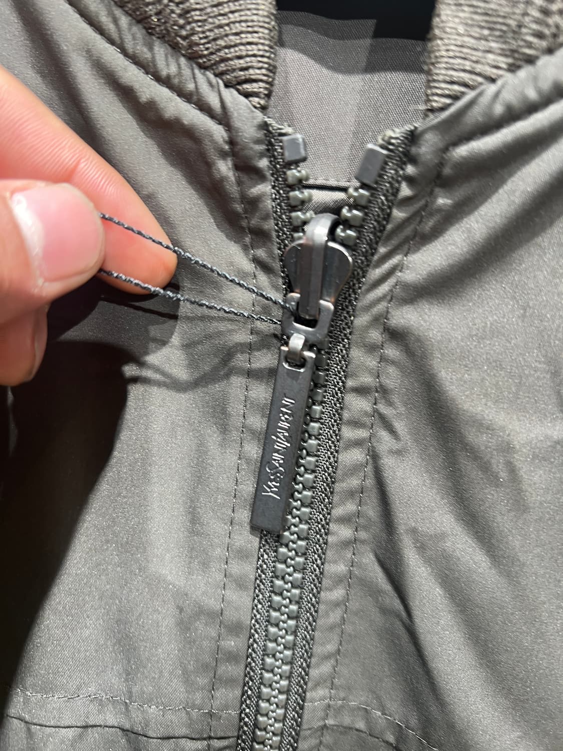 입생로랑 ysl로고 블루종 자켓 상품이미지4