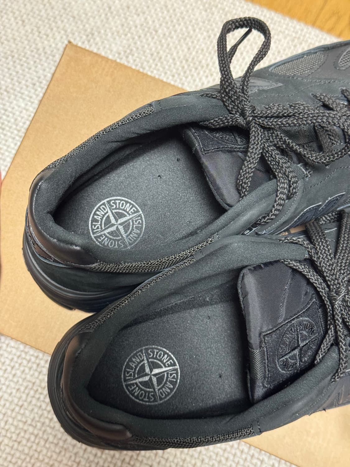 [300]뉴발란스X스톤아일랜드 991v2 메이드 인 UK 블랙 상품이미지8