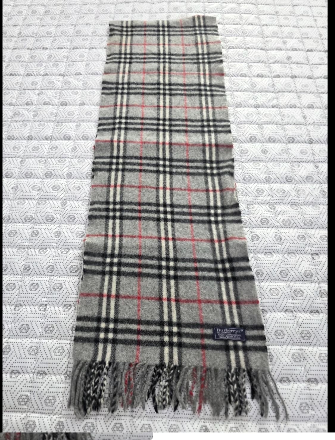 버버리 그레이 램스울 머플러 상품이미지4