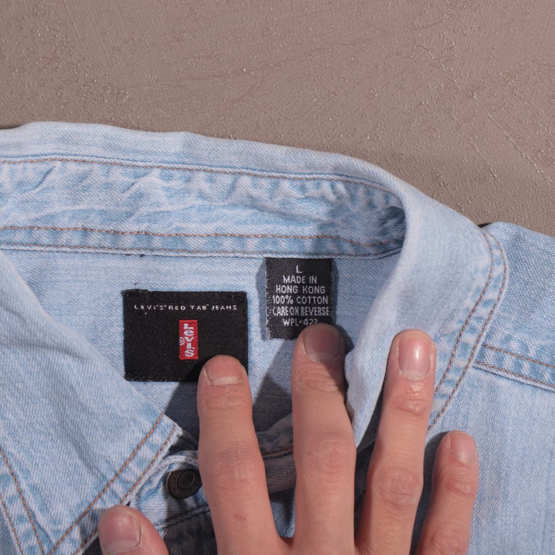 00s 리바이스 데님셔츠 상품이미지3