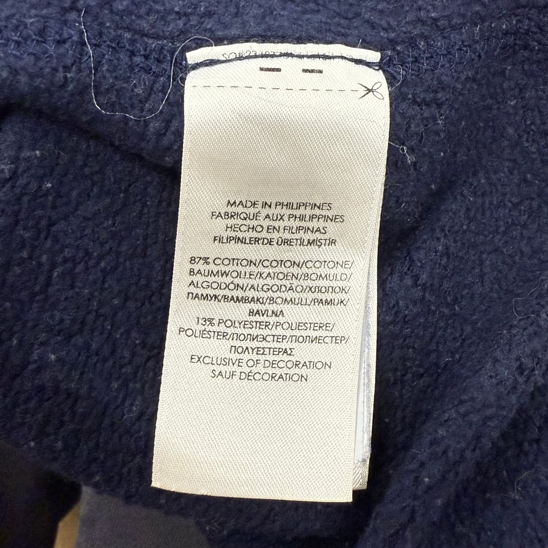 폴로 랄프로렌 네이비 레드 후드티 상품이미지6