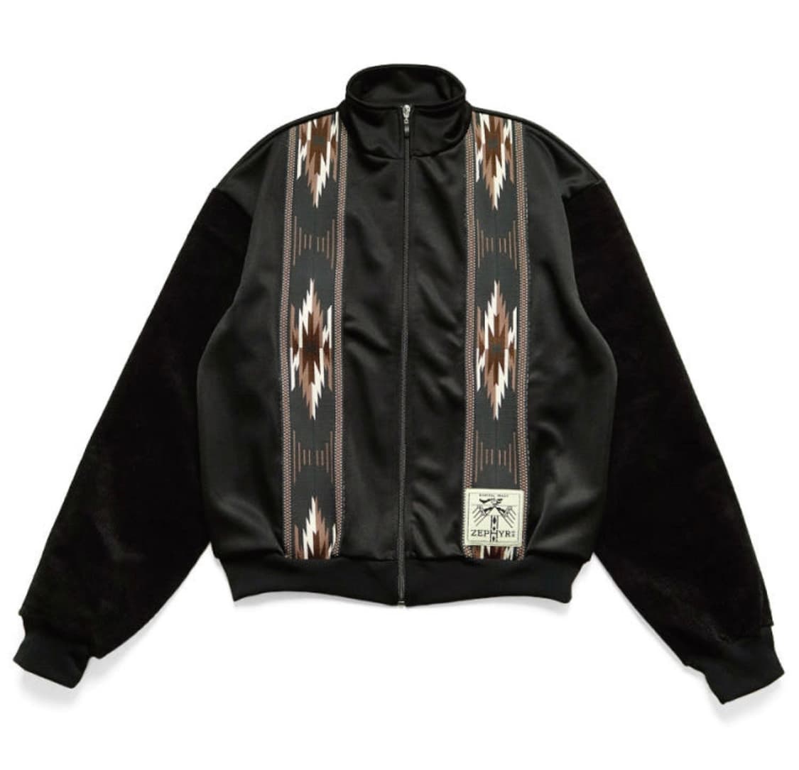 [4] 캐피탈 스무스 저지 코치 & 제피르 트랙 자켓 블랙 상품이미지1