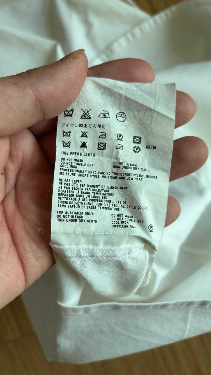 Prada twisted white shirts 상품이미지7