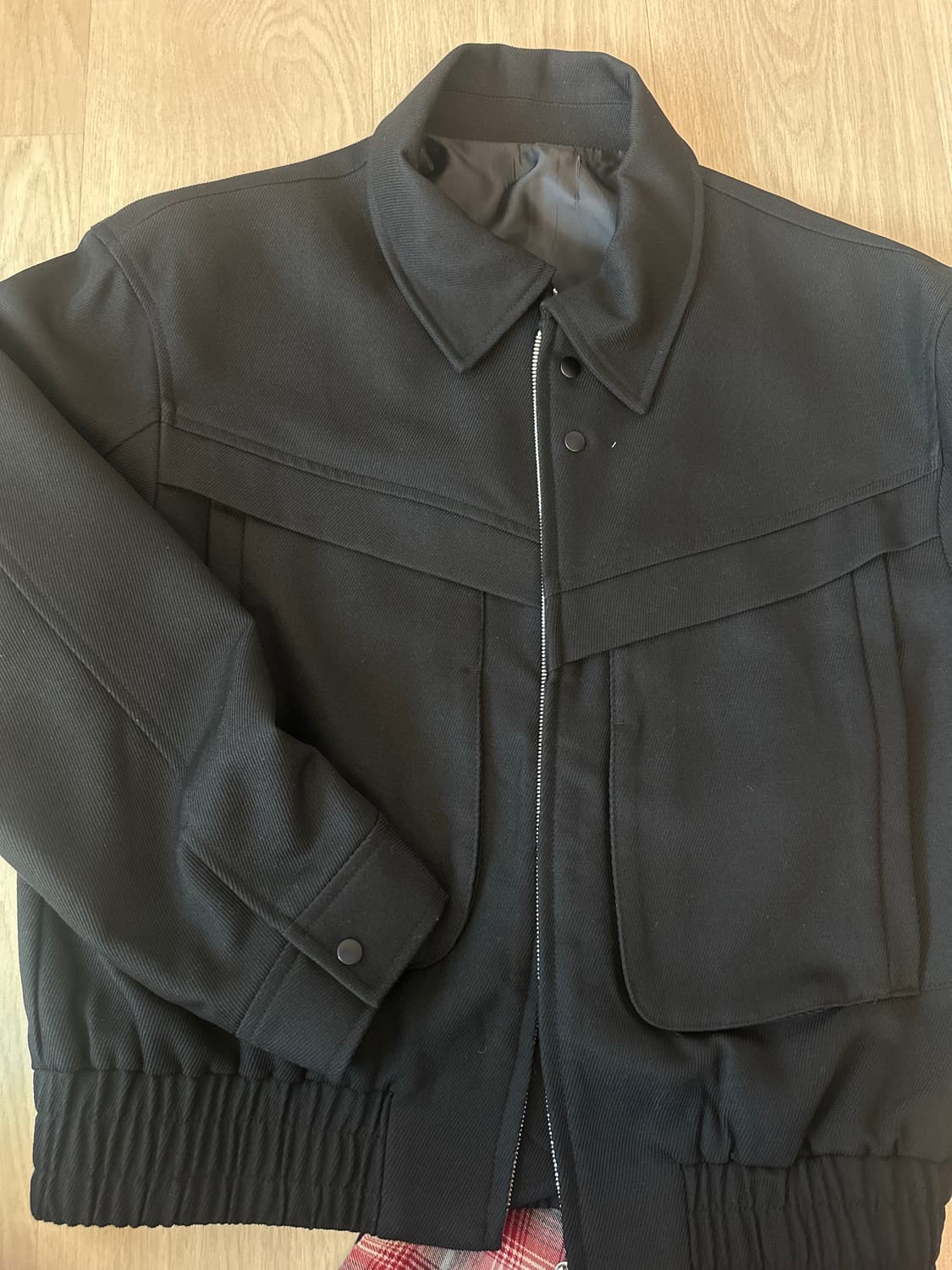 아워스코프 비건 포켓 블루종 2사이즈 새상품 상품이미지5