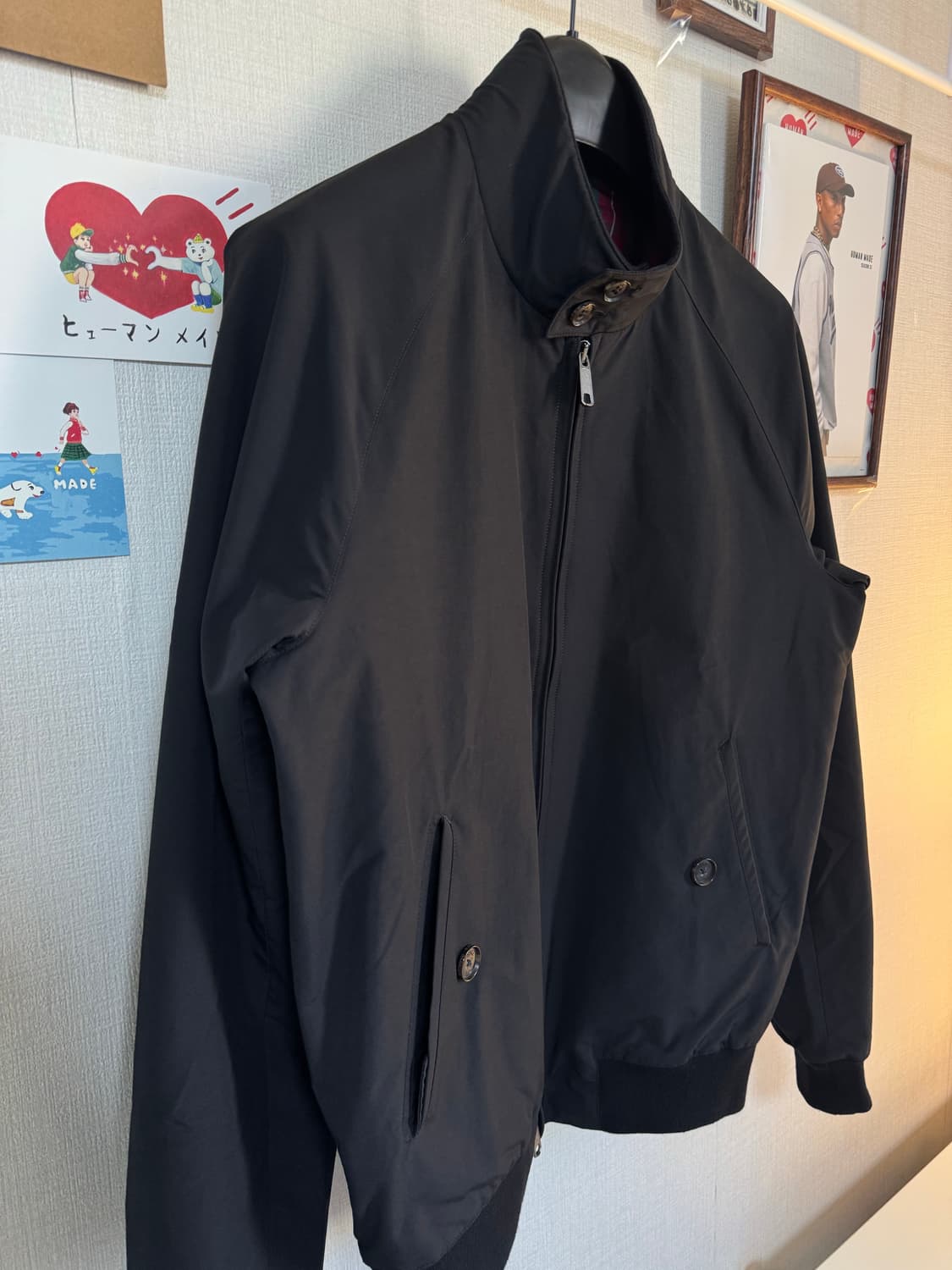 [40]바라쿠타 G9 해링턴 자켓 블랙 상품이미지2