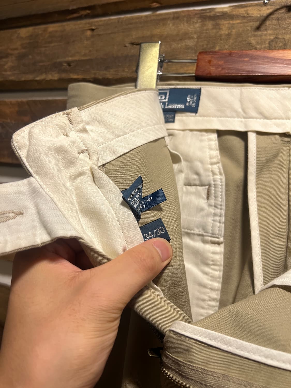 [34]폴로 랄프로렌 PRESTON PANT 베이지 치노 팬츠 상품이미지6