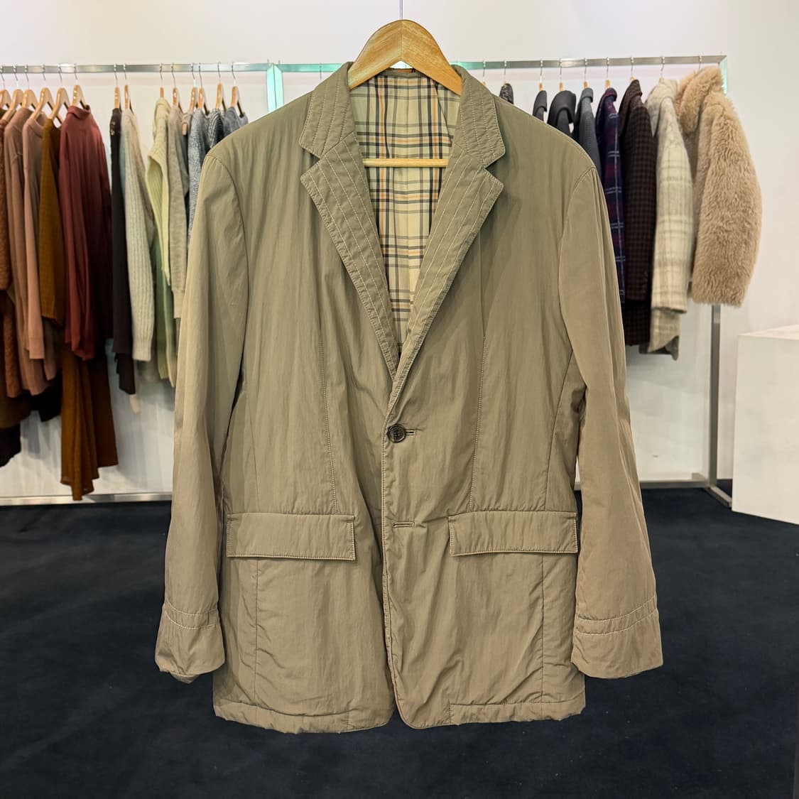 [48] 킨록 패딩블레이저 자켓 상품이미지1