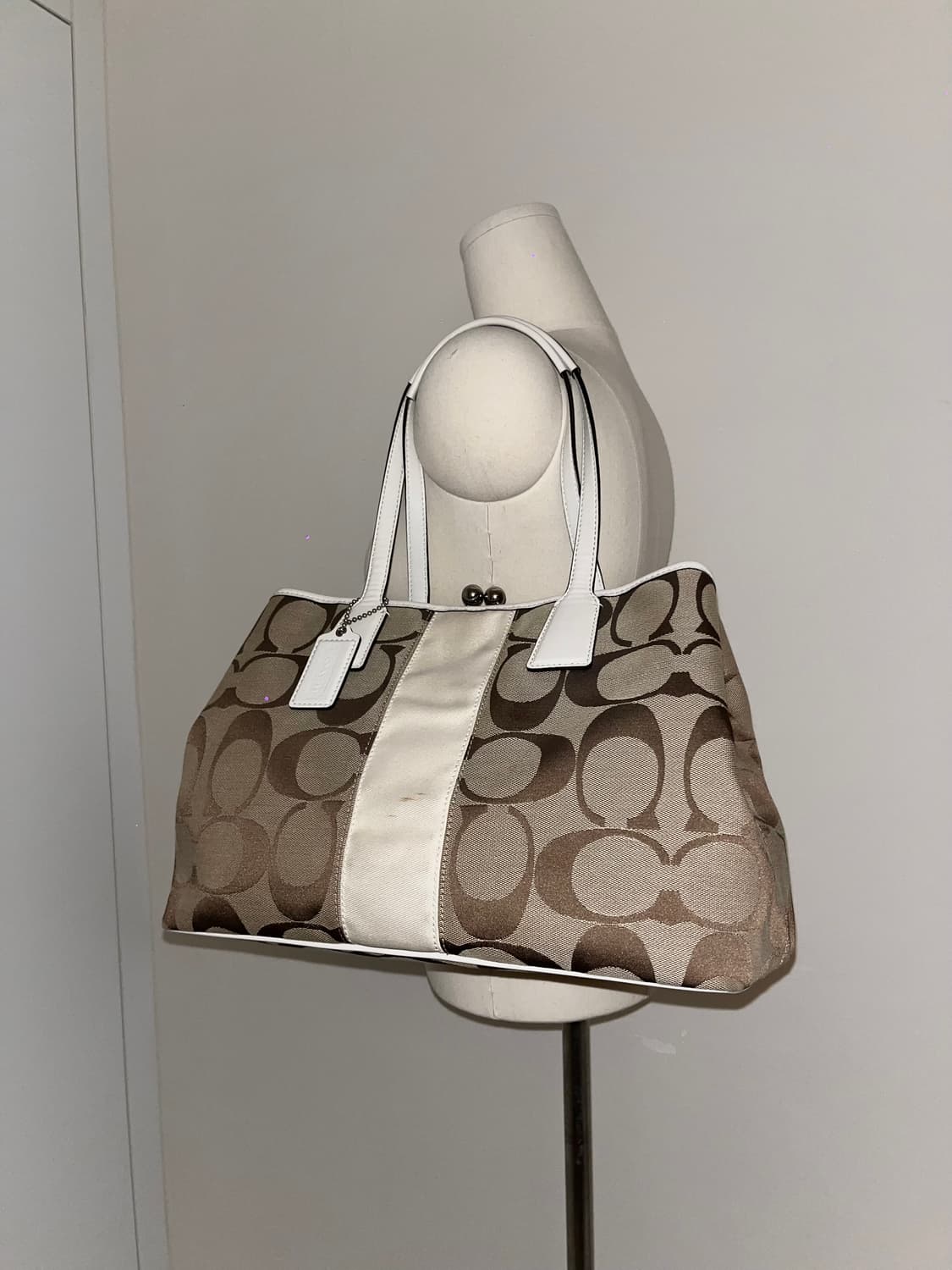  90ss Coach Beige Shoulder bag 상품이미지2