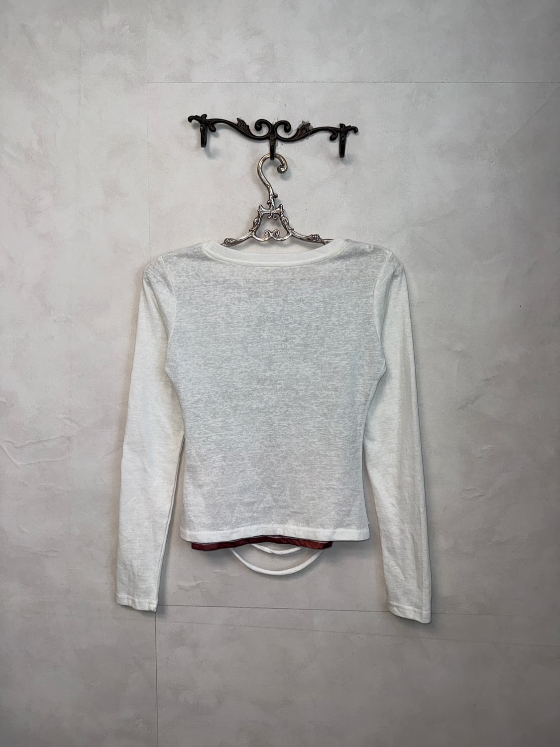 Oldschool printed damage detail sleeve 상품이미지6