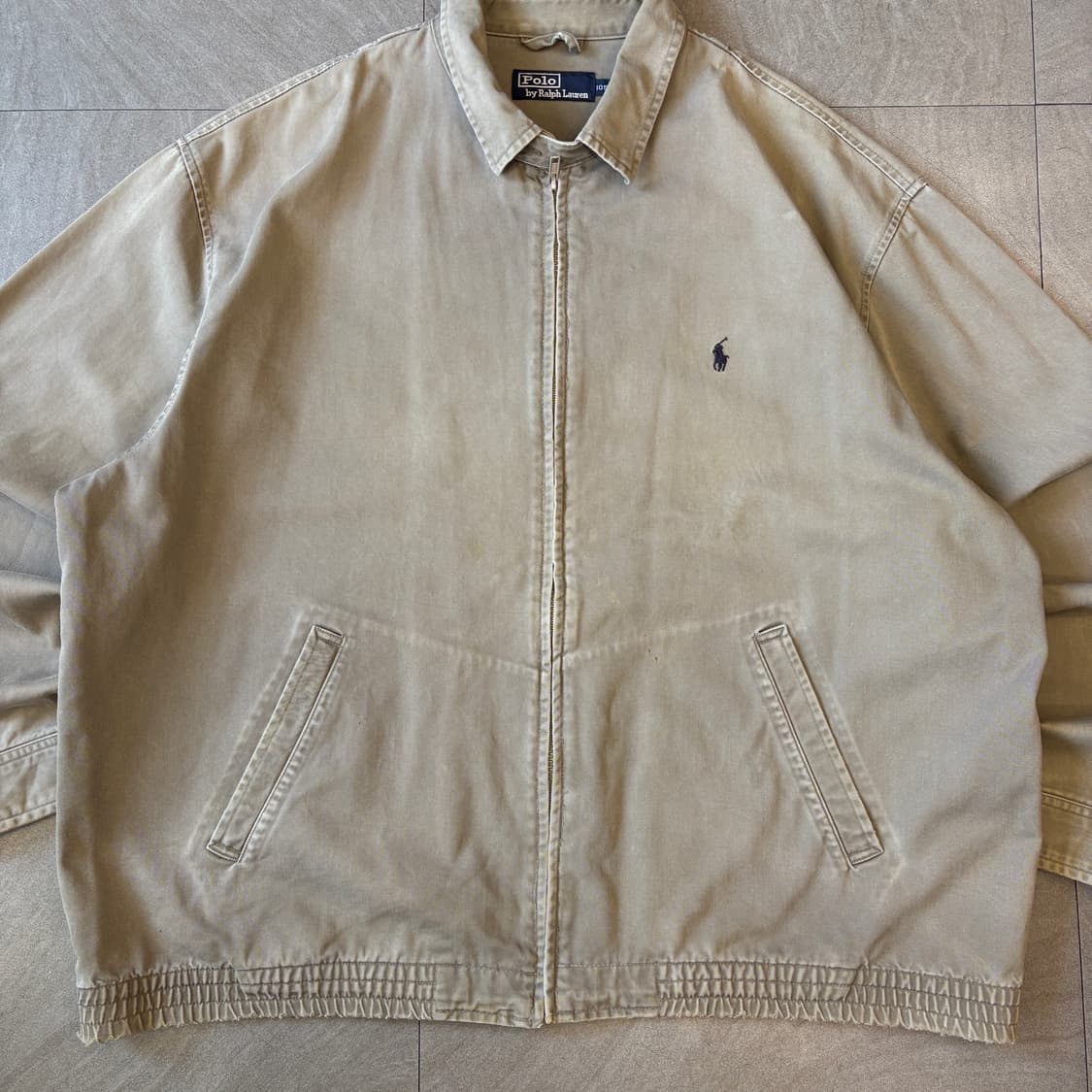 폴로 정품 다크 베이지 스윙톱 자켓 상품이미지2