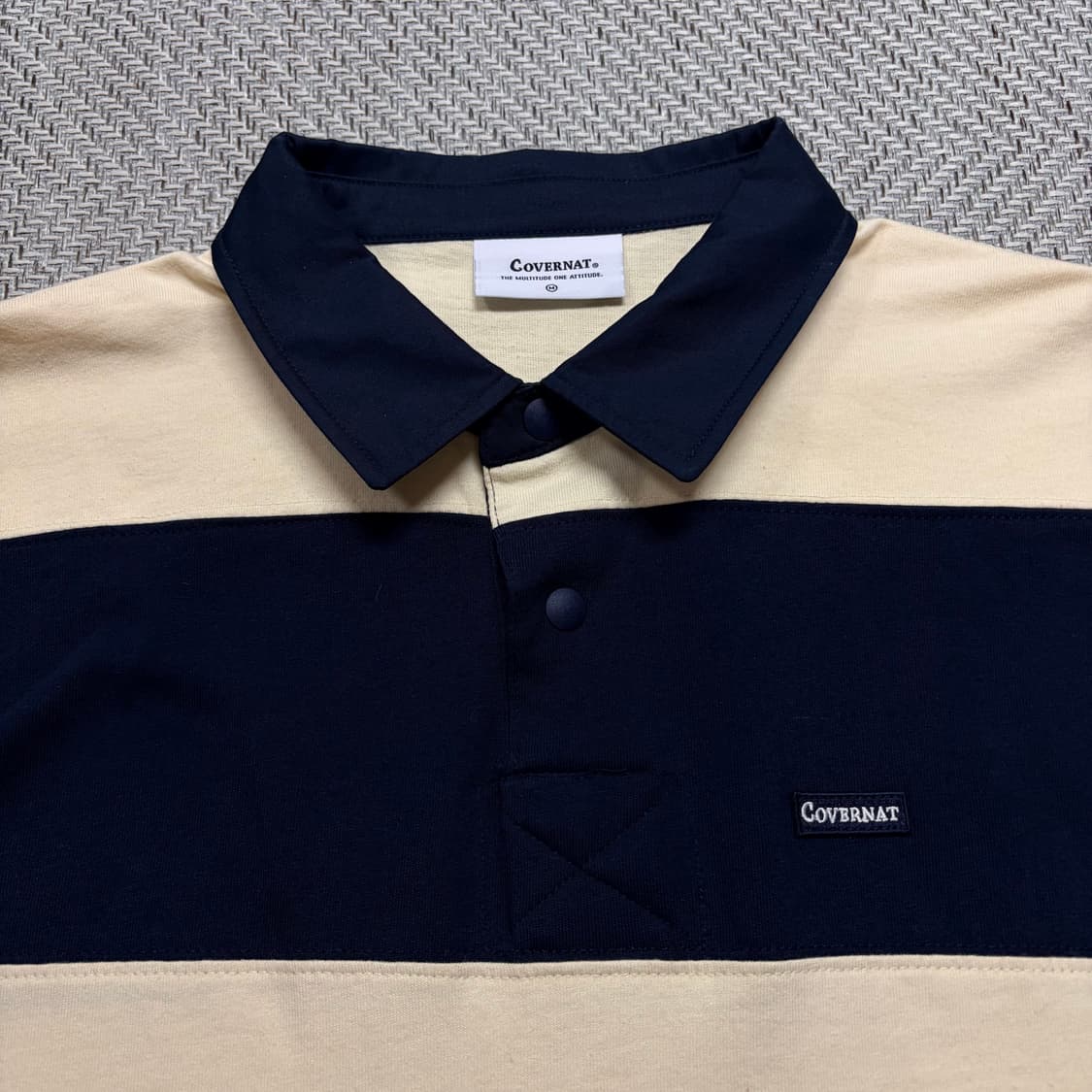 (M)커버낫 스트라이프 럭비 폴로티 상품이미지3