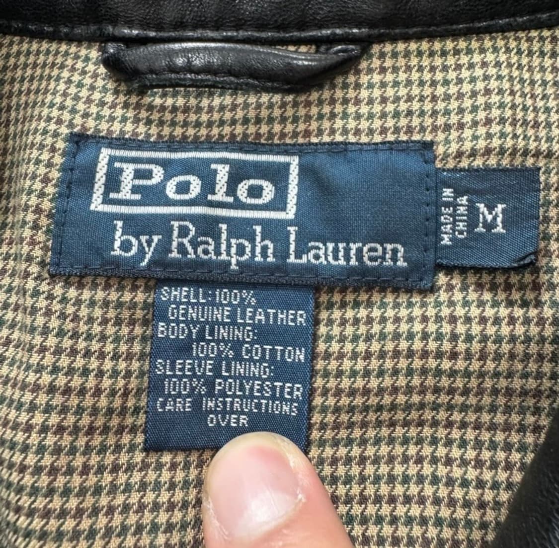 폴로 램스킨 레더자켓 상품이미지5