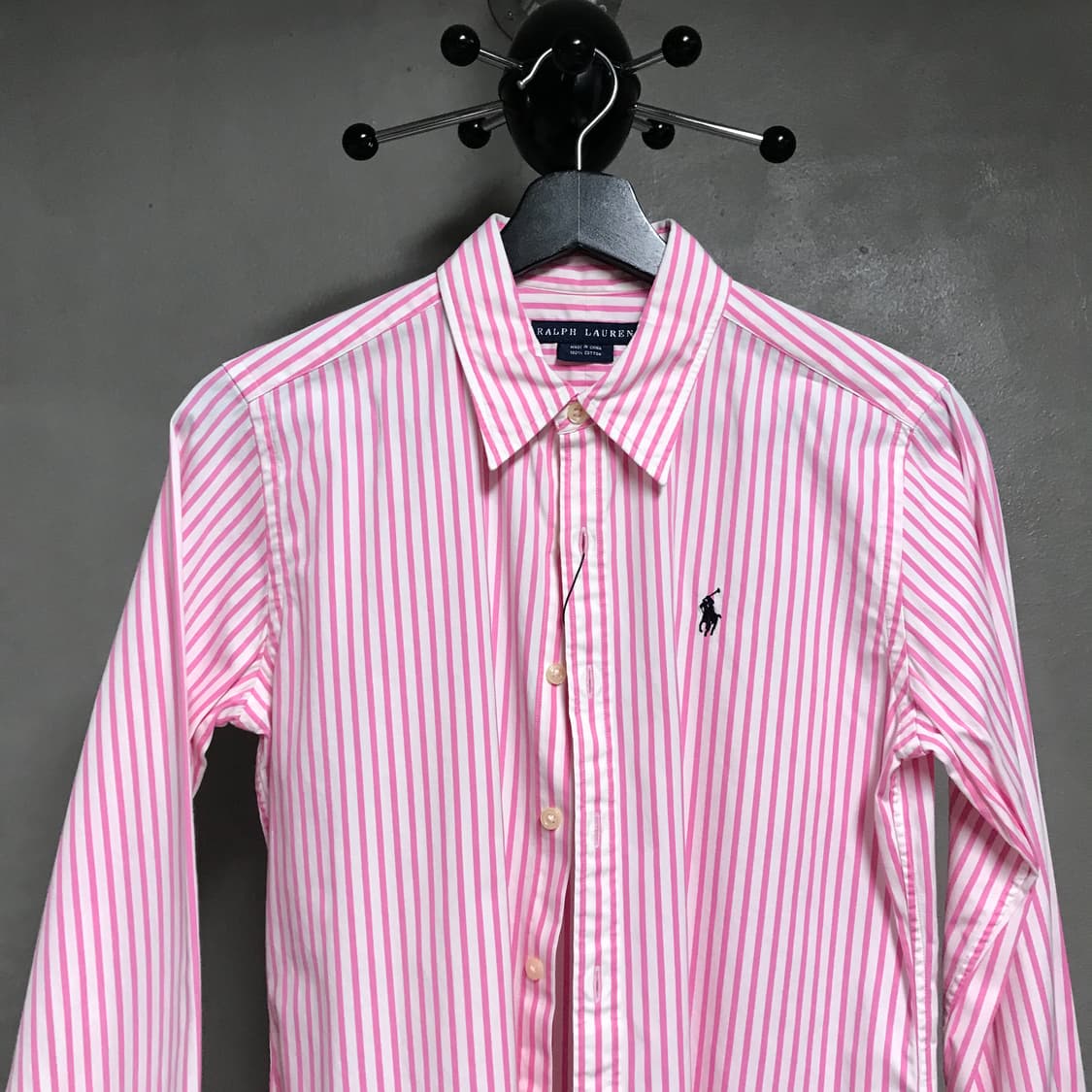 폴로 랄프로렌 스트라이프 셔츠 핑크 6(W) 상품이미지2