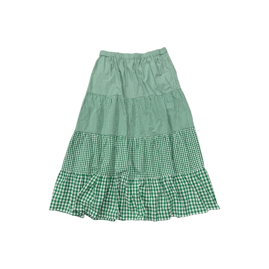 Beams boy multi gingham tiered skirt 상품이미지1