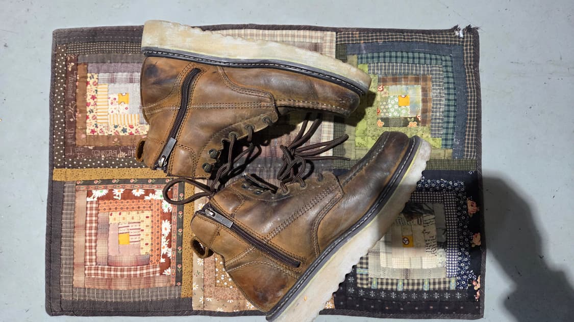 할리데이비슨 브라운색 웨지솔 워커  상품이미지2