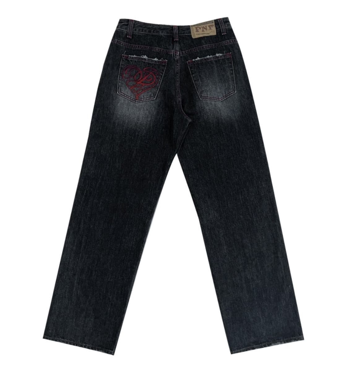 <새상품> 921 Washimg Damaged Wide Denim 상품이미지3