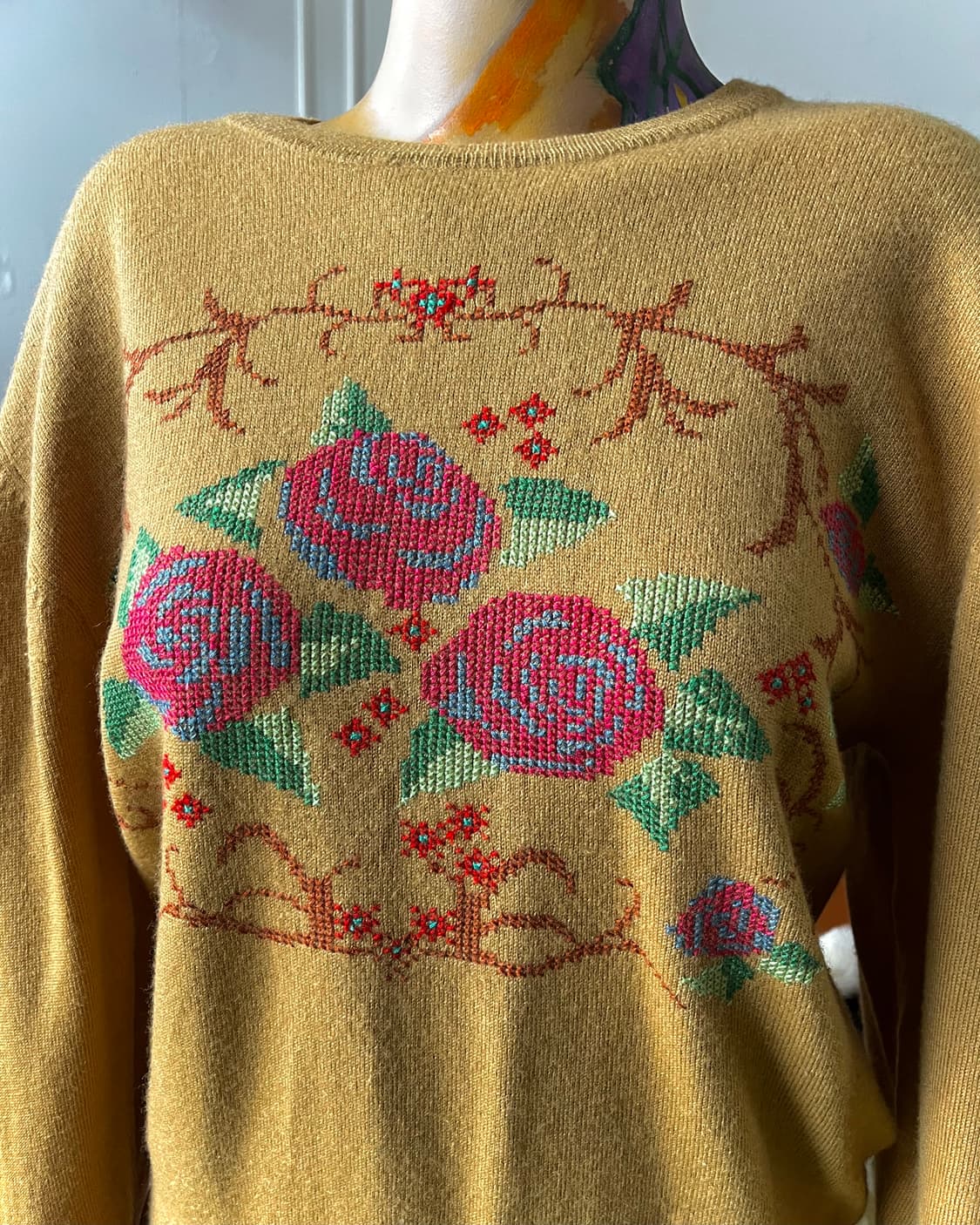 1980-90s LI•NA Chic Wool Knit Sweather 상품이미지2