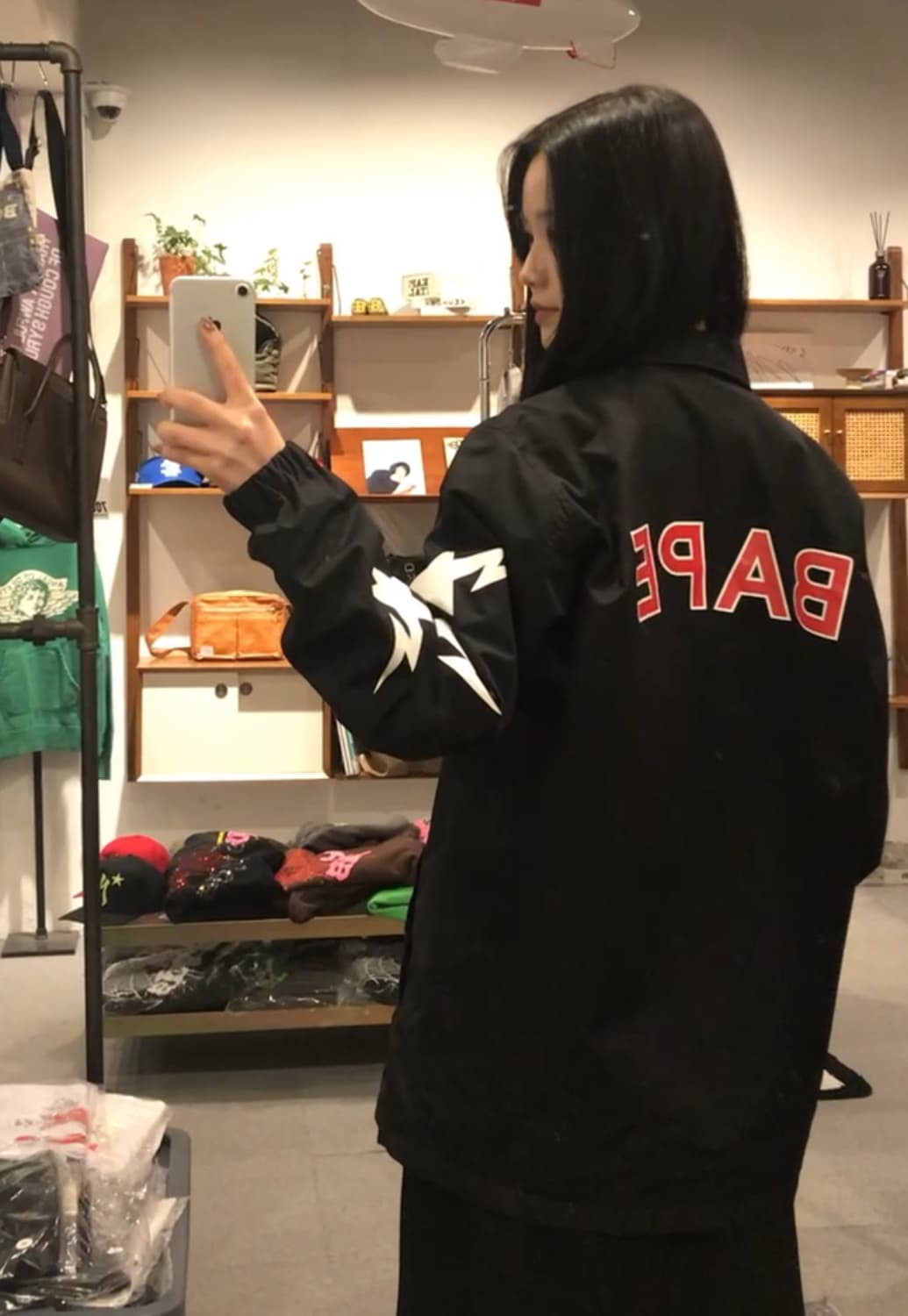 베이프 A BATHING APE Coach Jacket 상품이미지4