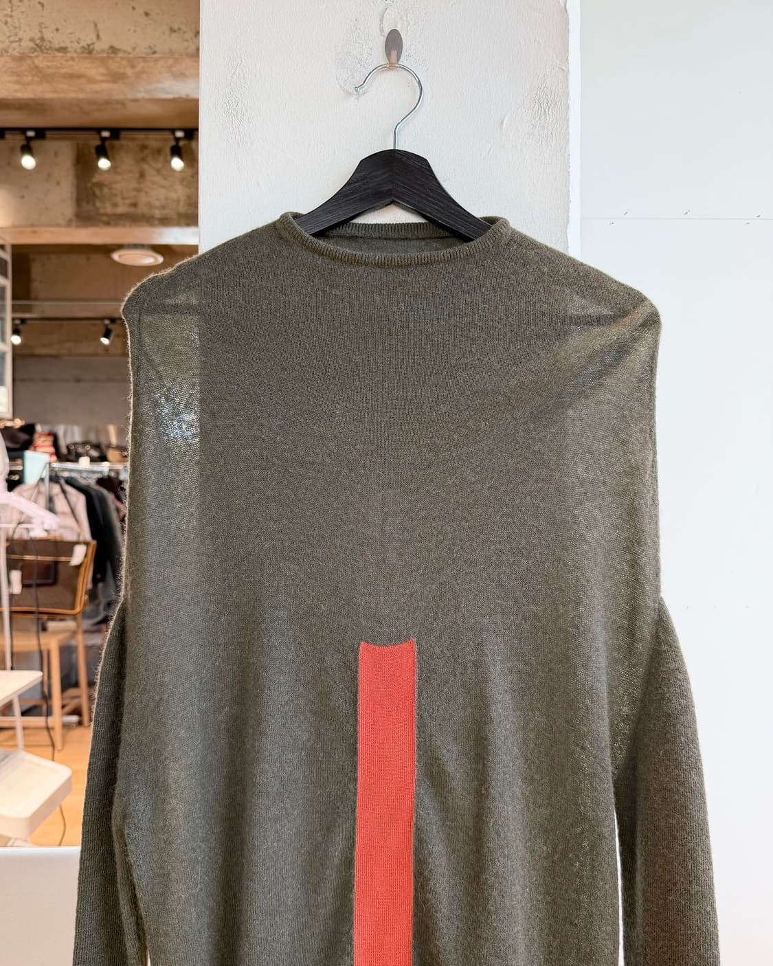 릭 오웬스 브라운 알파카 혼방 니트  상품이미지3