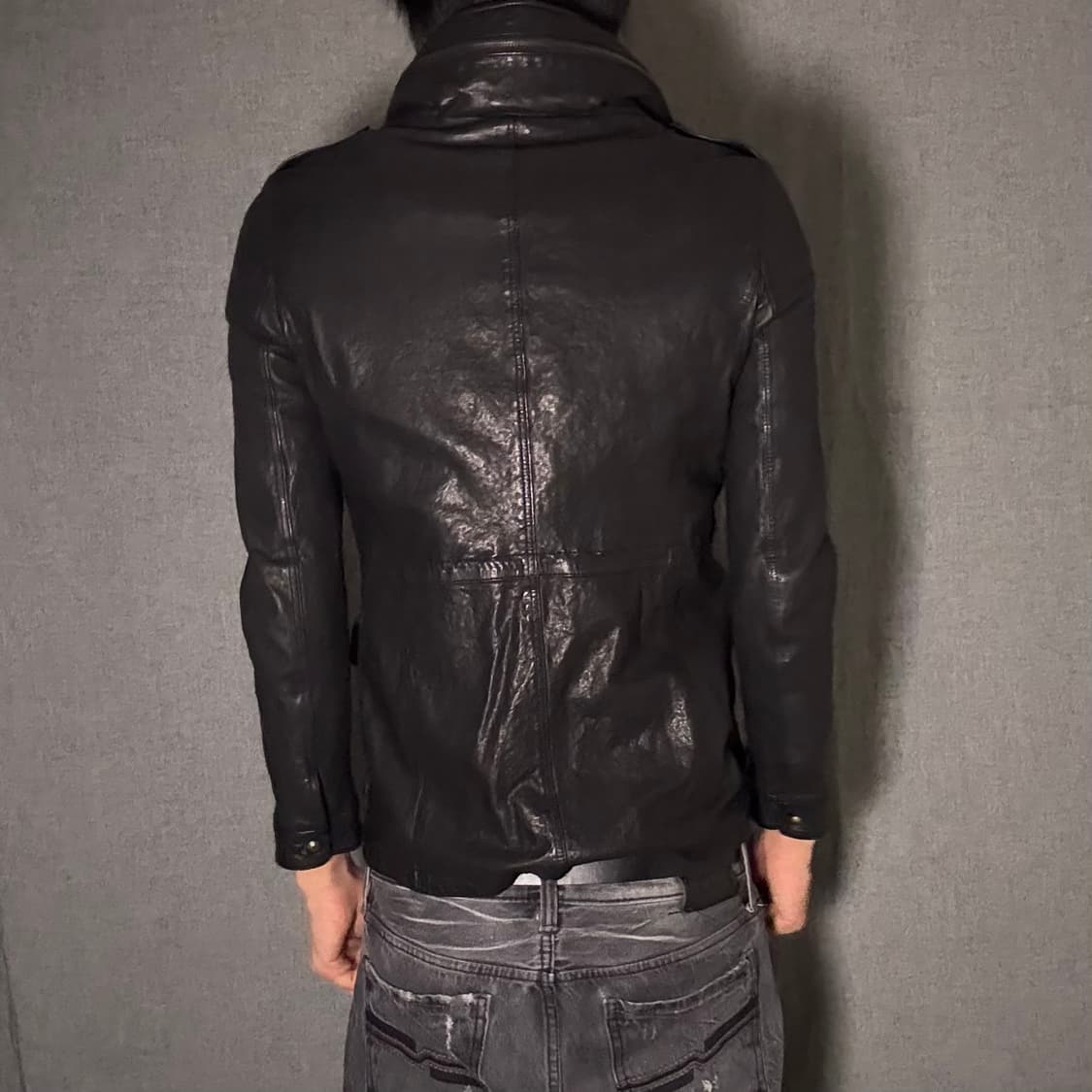 이태리 양가죽 포켓 자켓 상품이미지5