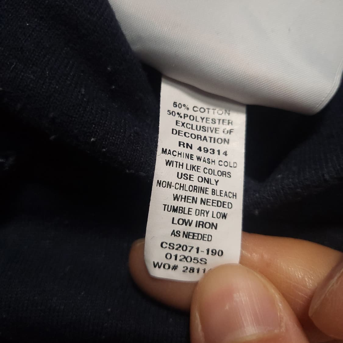 챔피온 스탠포드 후드티m 네이비 상품이미지4