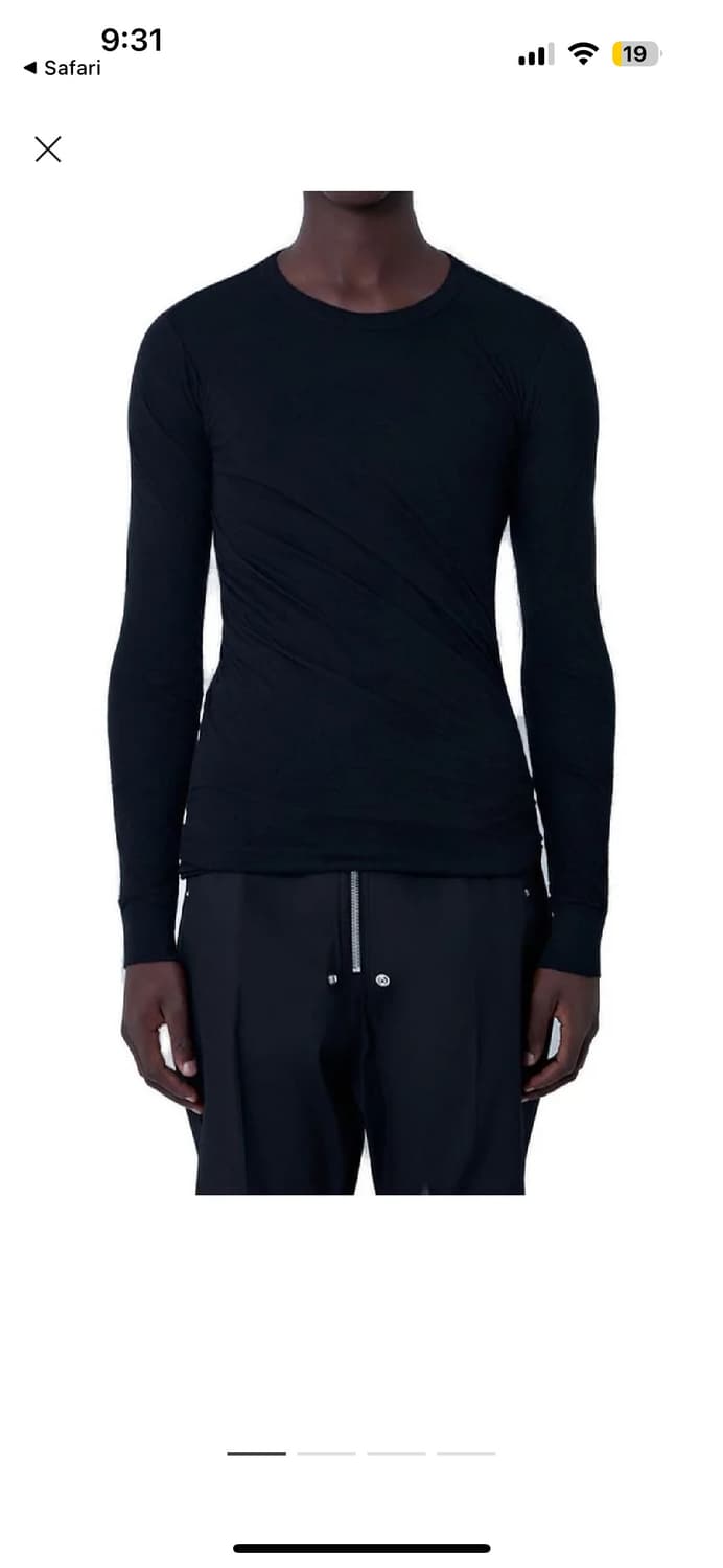 Rick owens double layer long sleeve Xl 상품이미지1