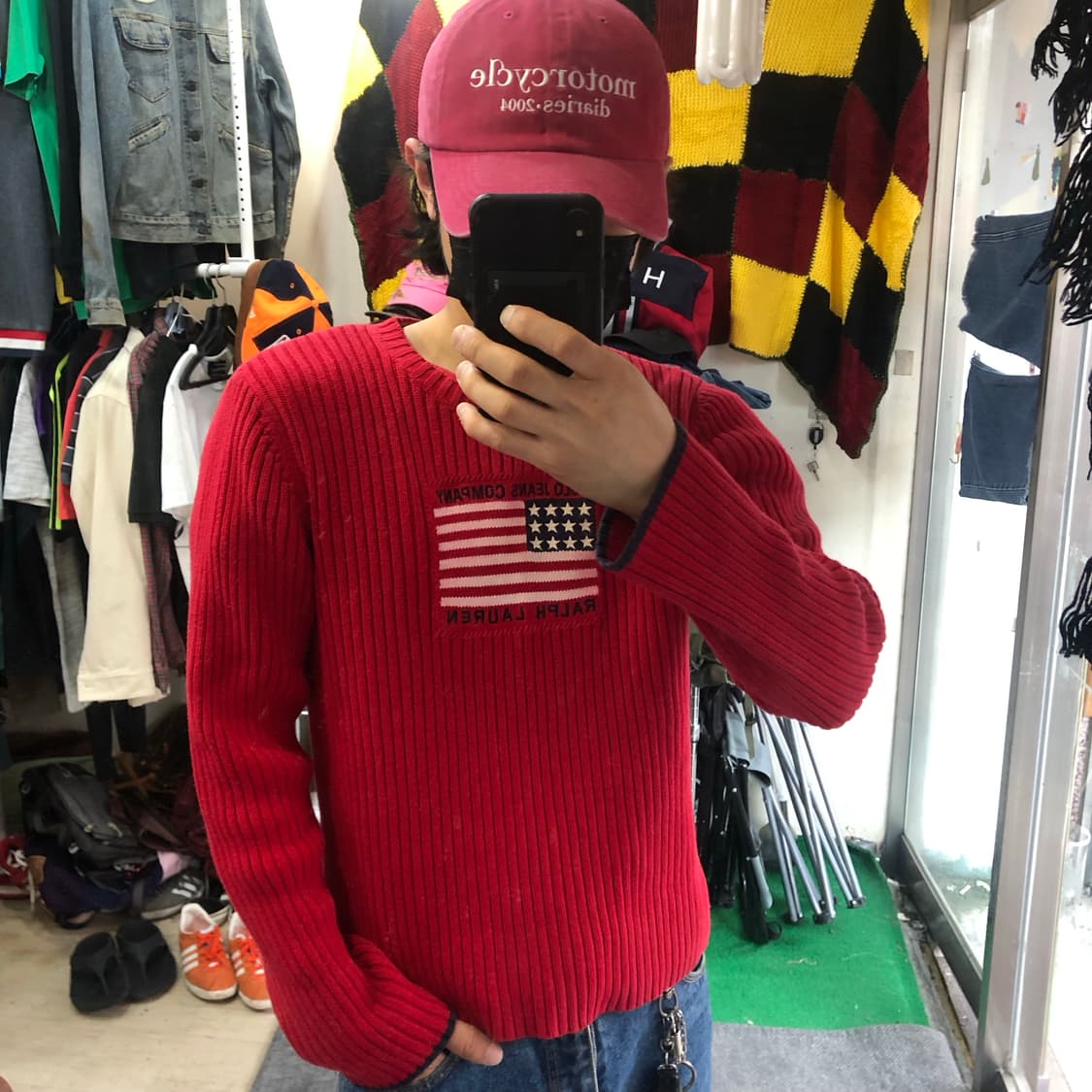 [M] Polo Jeans Company 성조기 니트 상품이미지8
