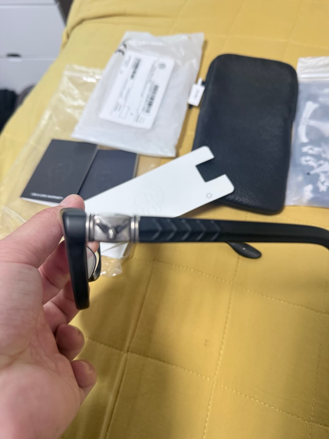 크롬하츠 뿔테 안경 well hell yeah 매트블랙 상품이미지4