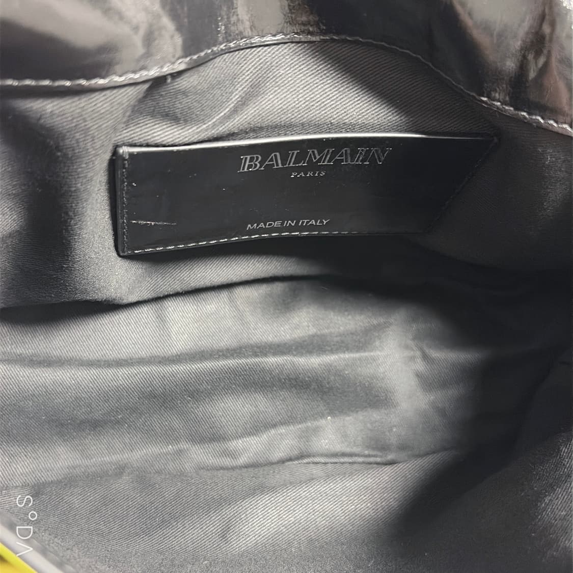 발망 블랙 레더 체인 숄더백 상품이미지10