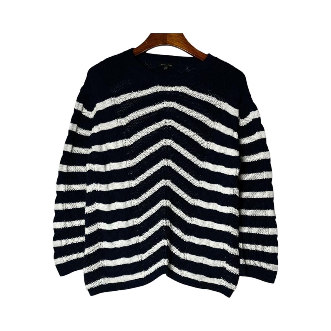 [Massimo Dutti] 마시모두띠 스트라이프 시스루 니트 상품이미지1