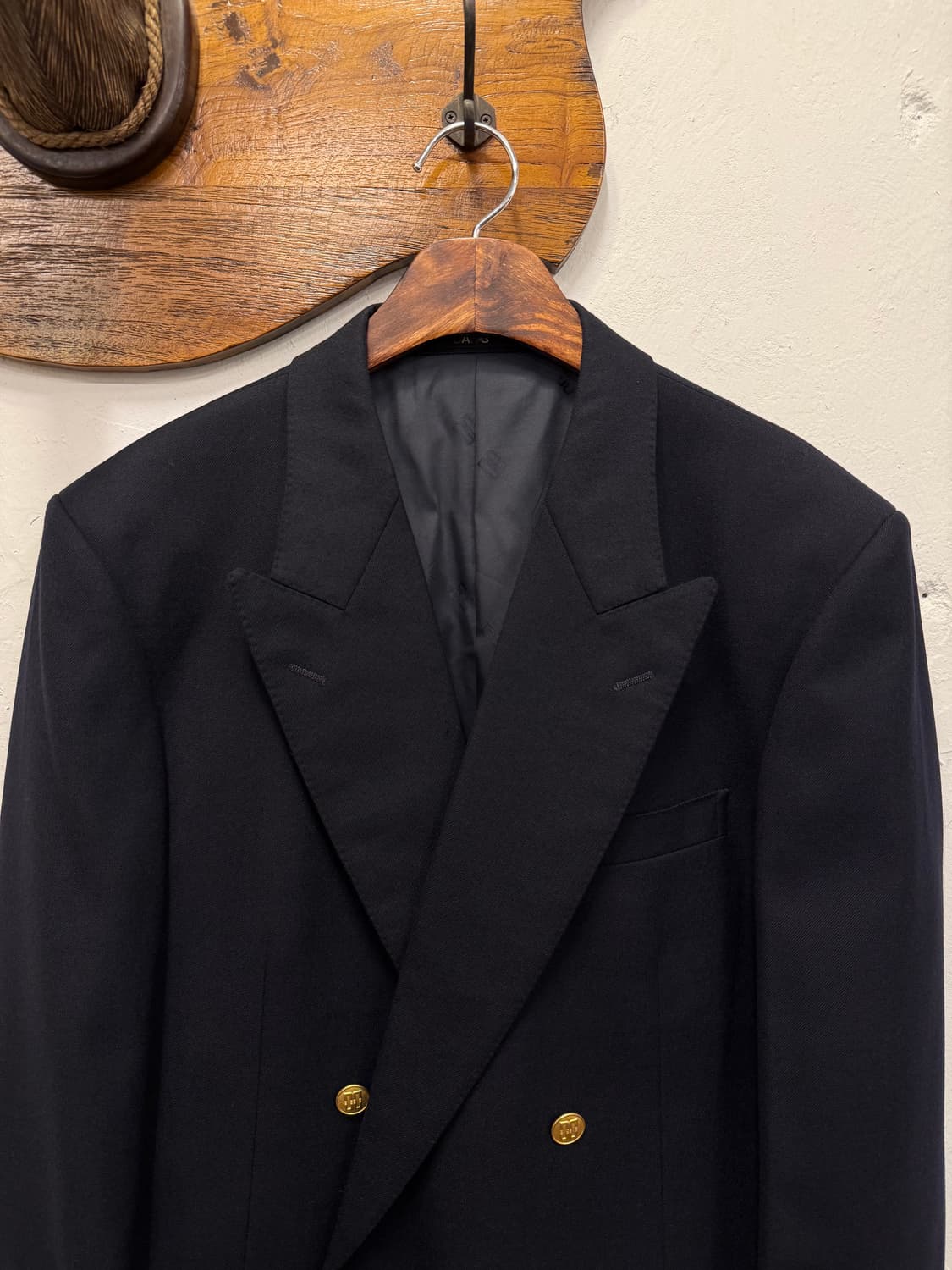 90s DAKS England Double-Breasted gold-to 상품이미지4