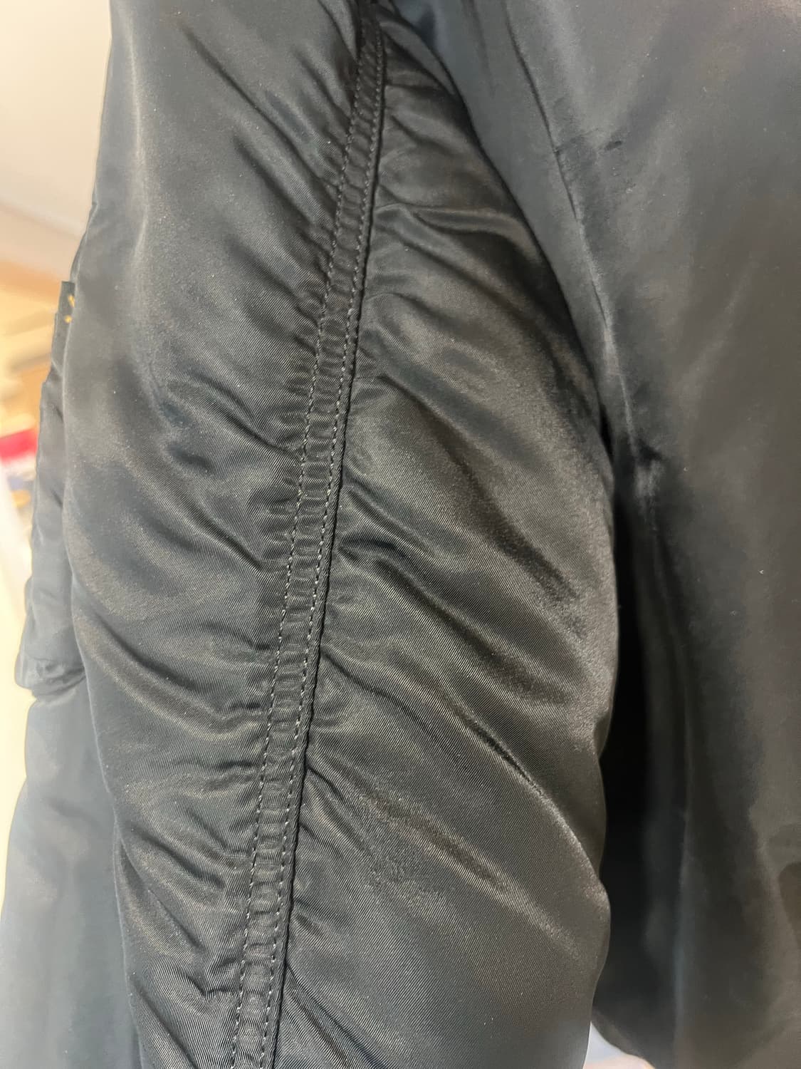 알파인더스트리 MA-1 ALYX 콜라보 블랙 L 상품이미지10