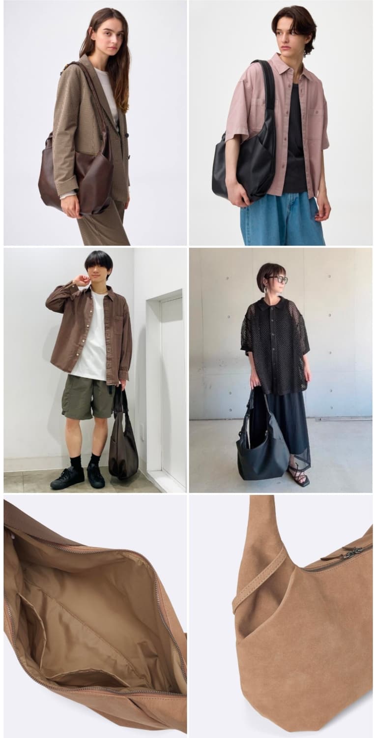 GU 코쿤백 브라운 상품이미지4