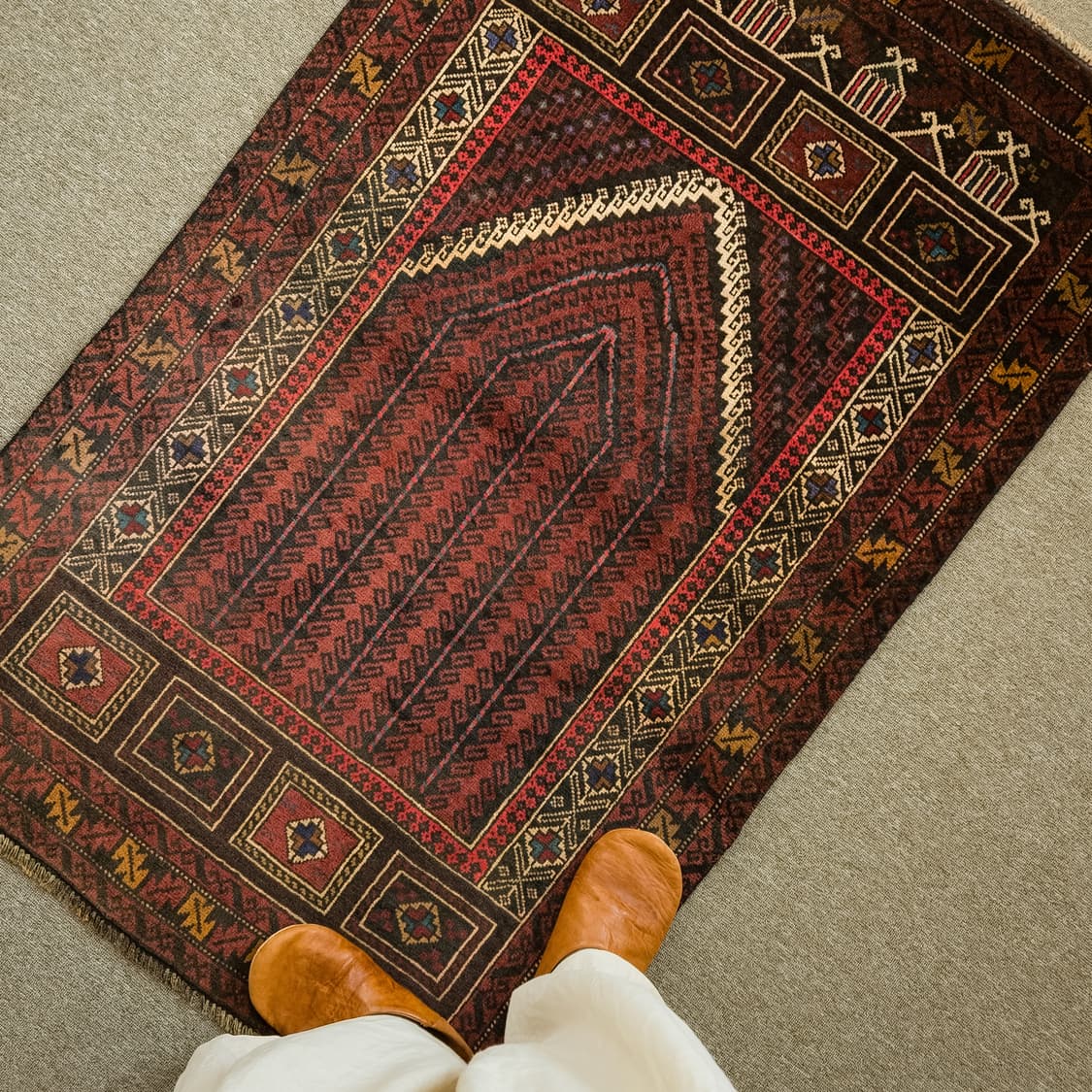 Balochi Prayer Rug 상품이미지2