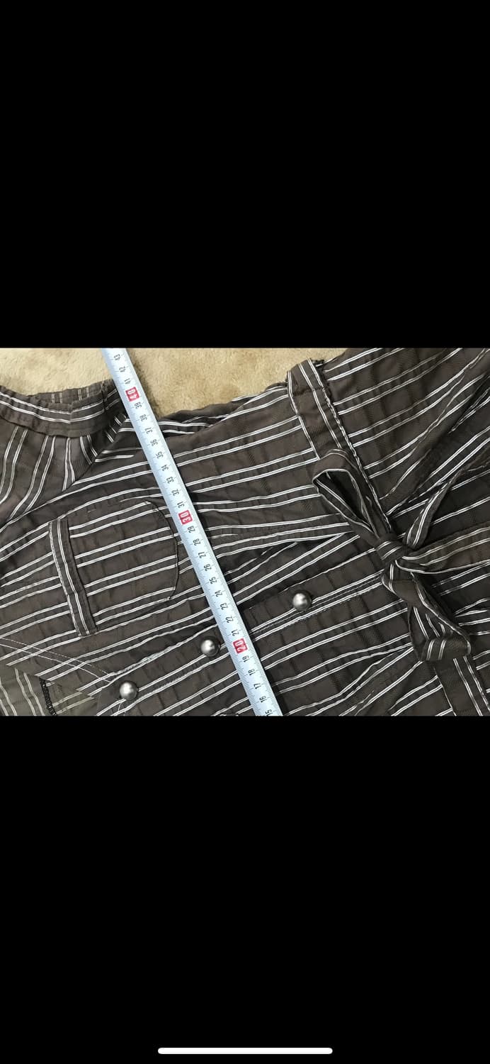 빈티지 브라운 벨트 블라우스  상품이미지3