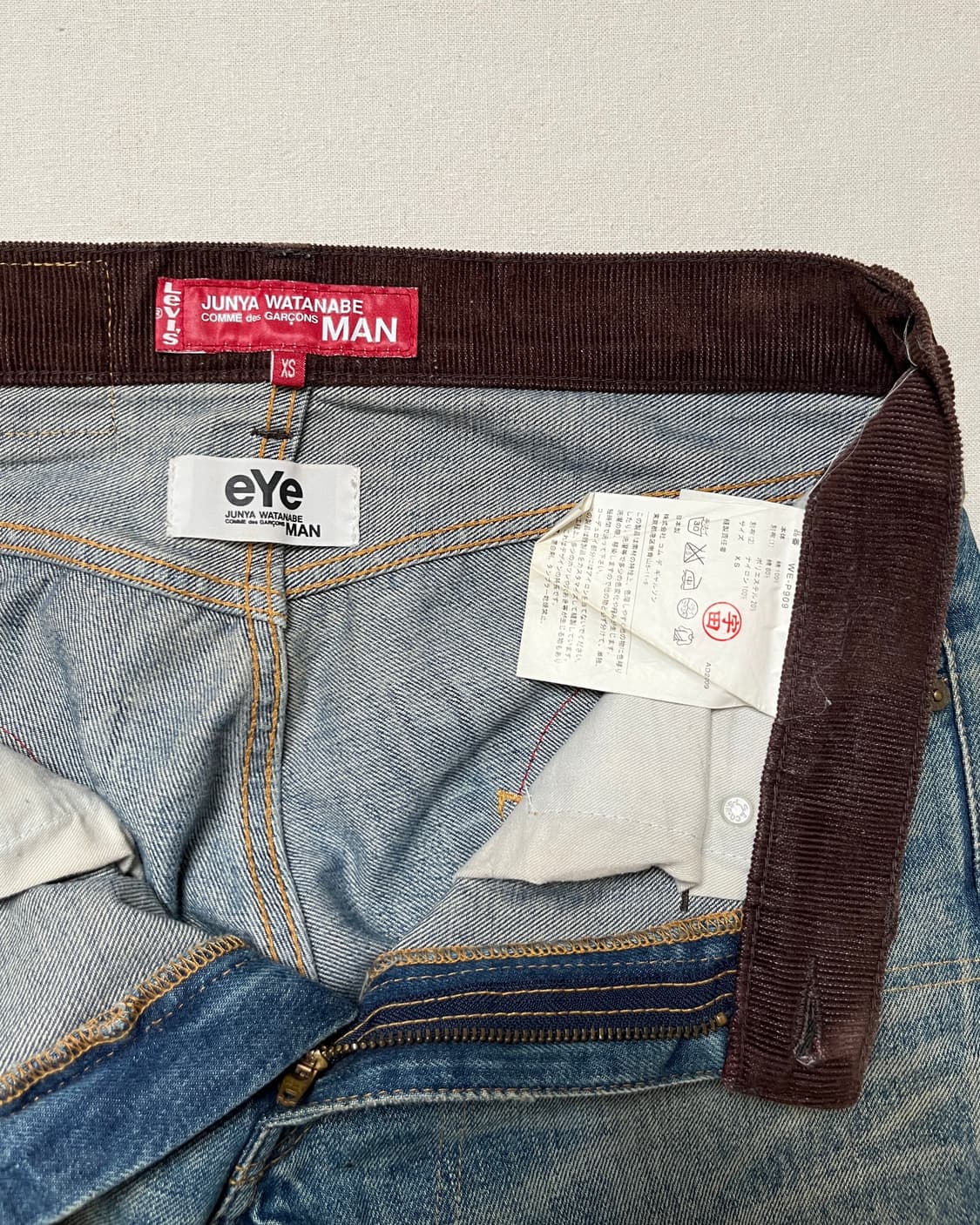 준야와타나베 x 리바이스 데님팬츠 junya watanabe levis 상품이미지8