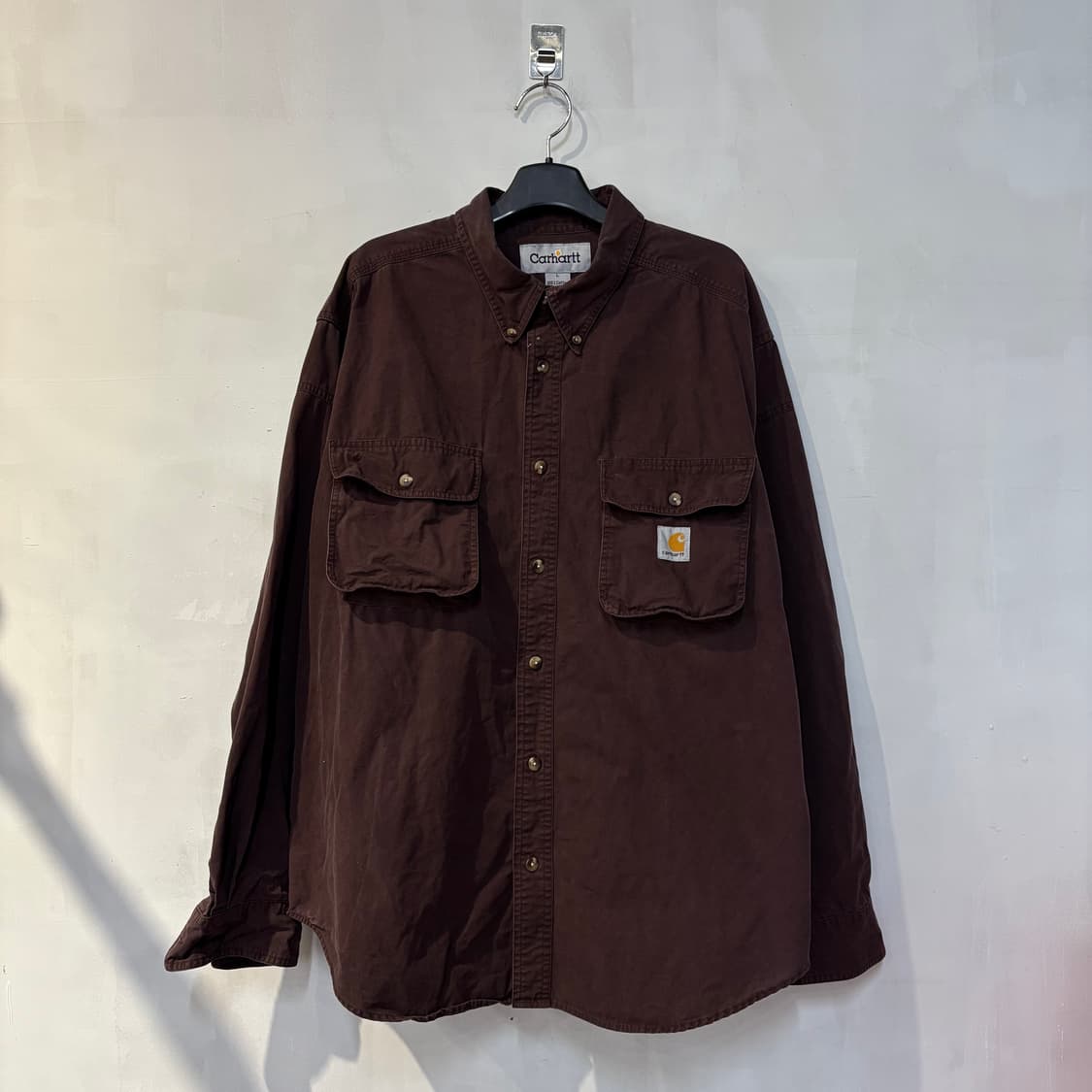칼하트 셔츠 L 퍼플브라운 상품이미지1