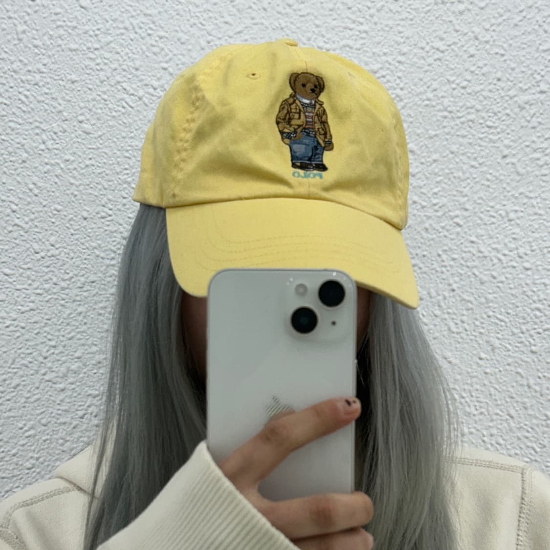폴로 랄프로렌 곰돌이 로고 옐로우 볼캡 상품이미지1