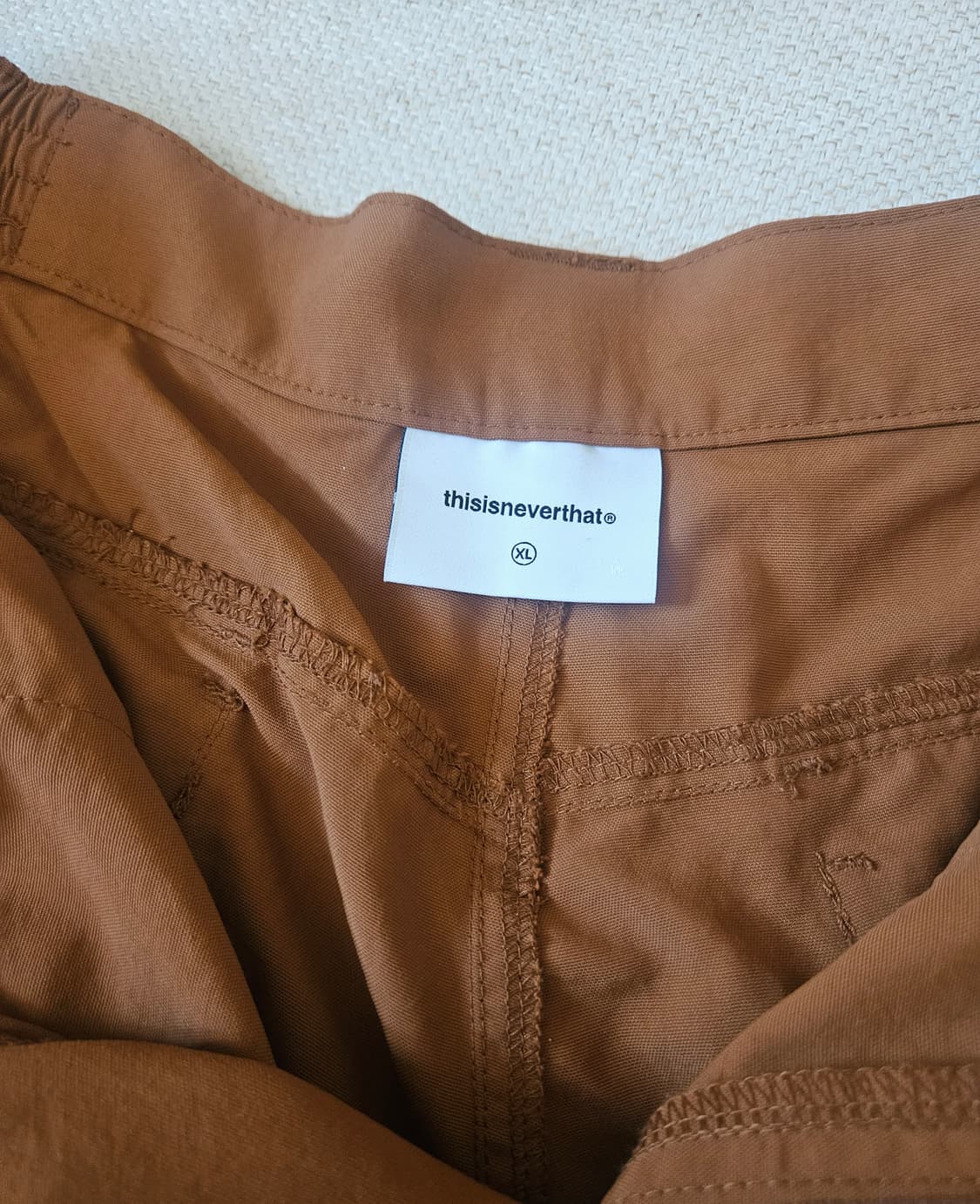 디스이즈네버댓 circa 나일론 트레킹팬츠 브라운 상품이미지3