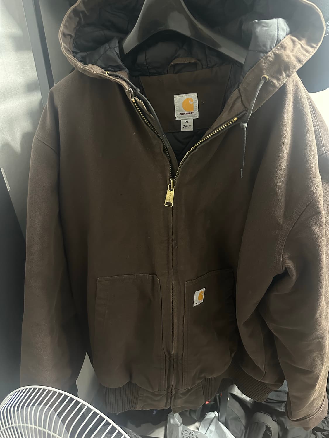 칼하트 덕액티브 자켓 다크브라운 xl  상품이미지1