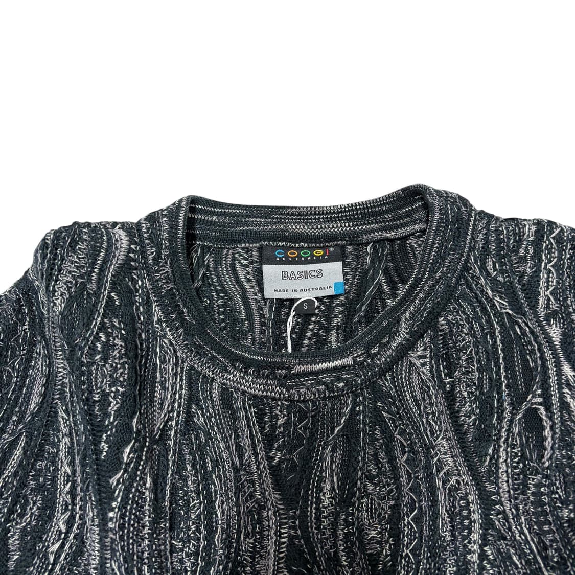 쿠지 쿠기 블랙 케이블 니트 상품이미지3