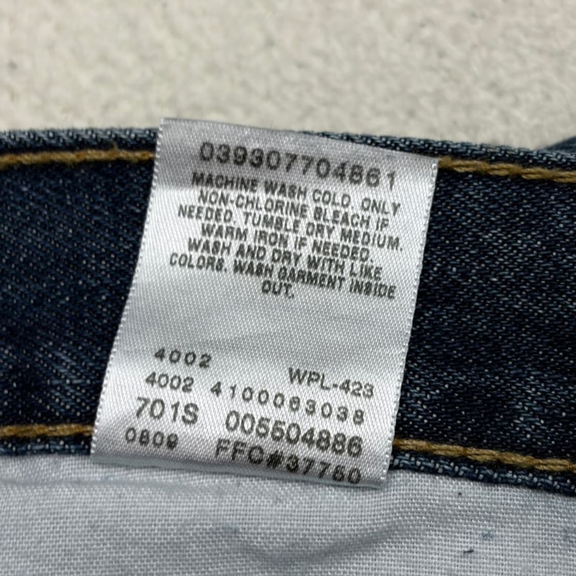LEVI'S 550 테이퍼드 레그 데님진 34X32 상품이미지6
