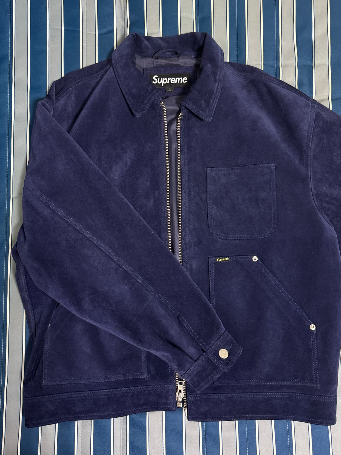 슈프림  24FW 스웨이드 워크자켓 L 상품이미지2